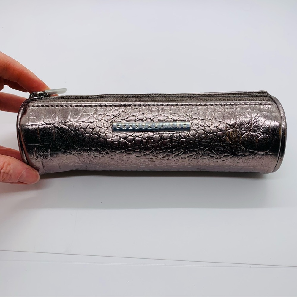 NWOT Chantecaille Cosmetic Travel Bag Pewter